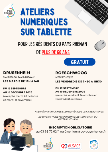 Afiche ateliers TABLETTE