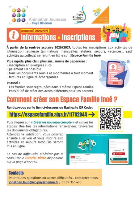 Info familles - portail Ino&eacute;