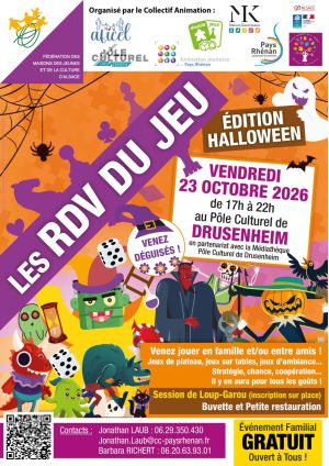 RDV du Jeu octobre halloween 2026